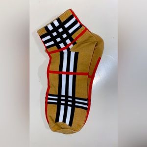 Plaid socks